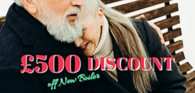 £500 discount off a new boiler